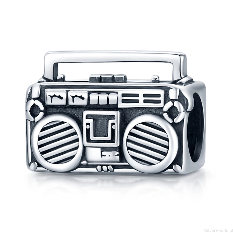 retro radio charms G244