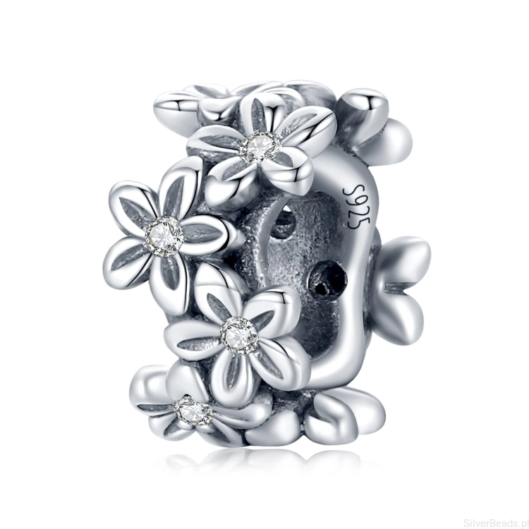 G257 Charms kwiaty