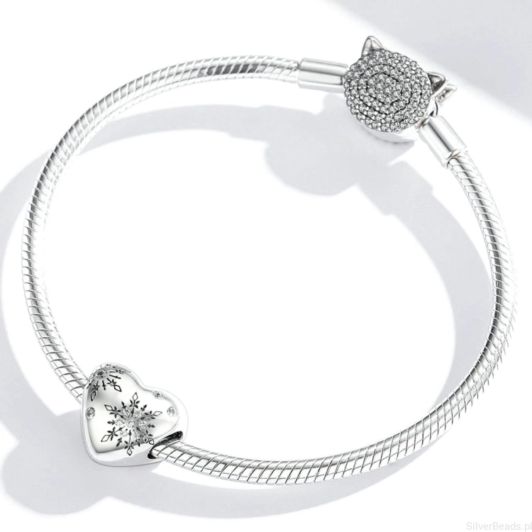 G258 charms płatek śniegu bransoletka typu Pandora