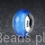 srebrny charms beads zawieszka do Pandora szkło Murano niebieskie.jpg