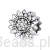 D264 charms kwiat srebro 925