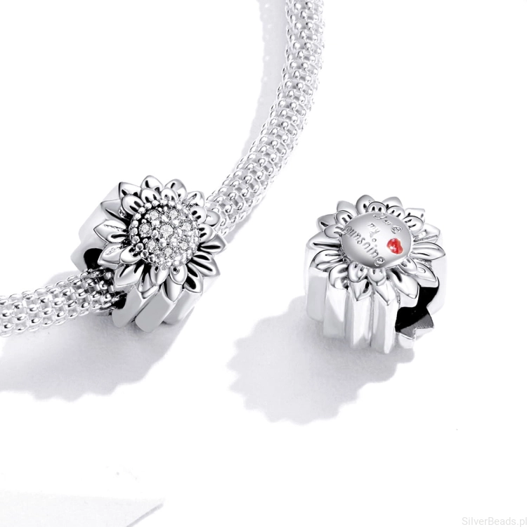D264koralik słonecznik charms srebro 925.jpg