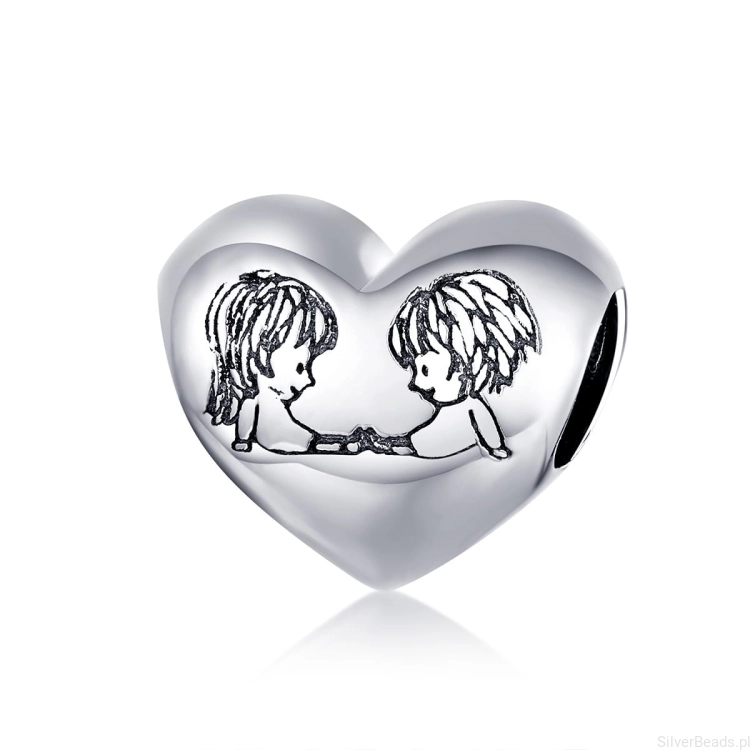 Srebrny charms serce przyjaciółki srebro 925 G265.jpg