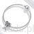 G266 charms beads srebro 925 serce bransoletka typu Pandora