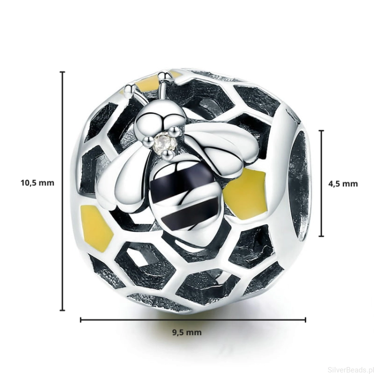 G034 wymiary zawieszka charms wielkość rozmiar pszczoła srebro925.png