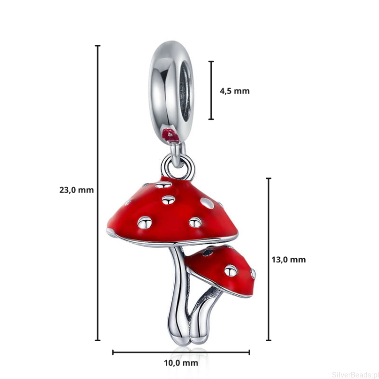 G047 wymiary charms wielkość rozmiar zawieszka srebro925 muchomor.png