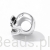 charms koralik beads srebrna czaszka z motylem, zawieszka do bransoletki G321