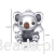 G110 wymiary charms wielkość rozmiar zawieszka srebro925 miś koala.png