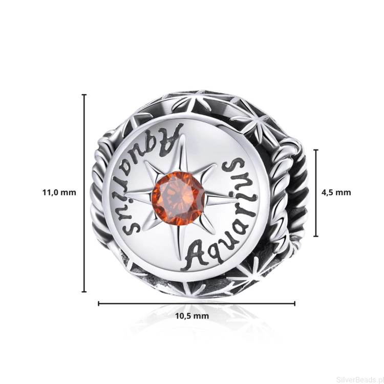 G218 wymiary charms wielkość rozmiar zawieszka wodnik zodiak srebro925.png
