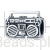 G244 wymiary charms wielkość rozmiar zawieszka srebro925 radio.png