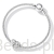 G336 bransoletka modułowa typu Pandora charms serce srebro 925