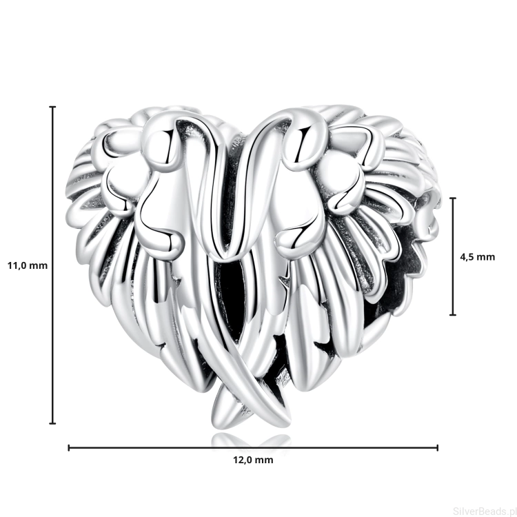 G336 wymiary charms srebro925 wielkość rozmiar zawieszka beads