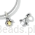 Koralik charms beads zawieszka pszczoła ze srebra próby 925 G338
