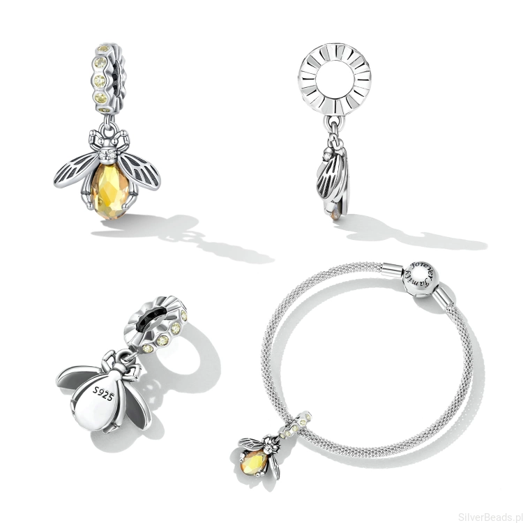 G338 charms srebro925 zawieszka pszczoła.jpg