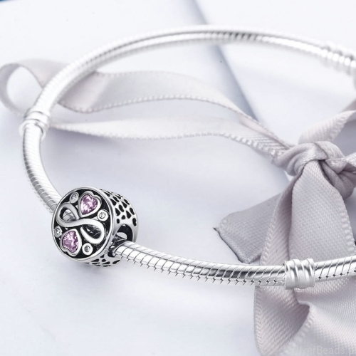 G340 zawieszka charms na srebrnej bransoletce modułowej typu Pandora i innych