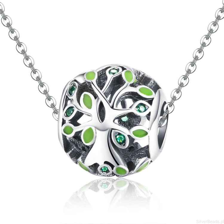 G343 charms drzewko życia zawieszka srebro 925