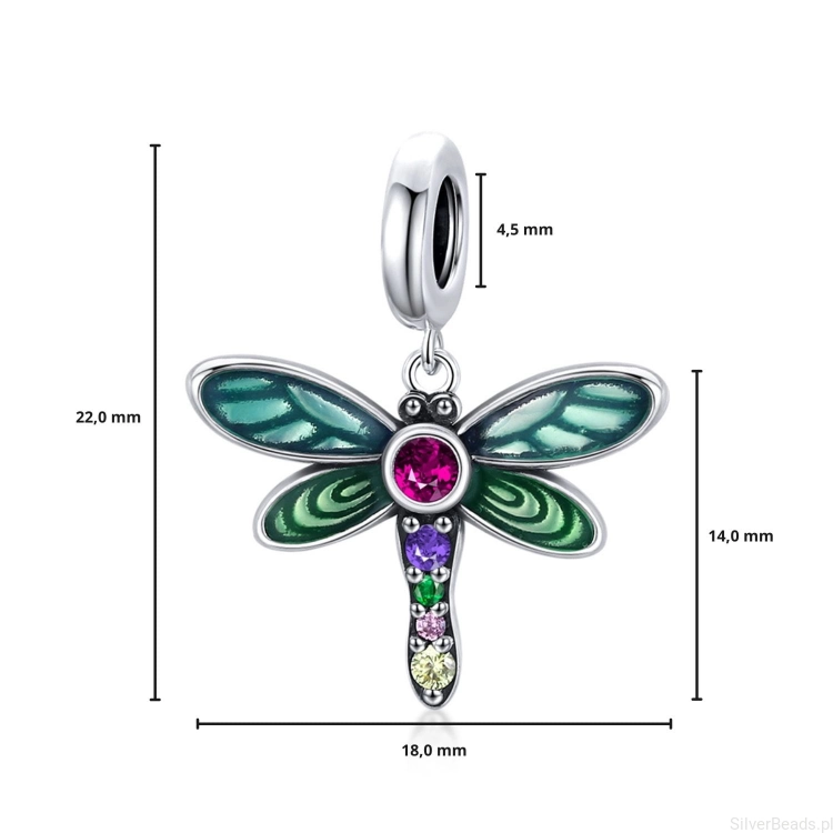 G345 wymiary charms wielkość rozmiar zawieszki srebro 925.jpg