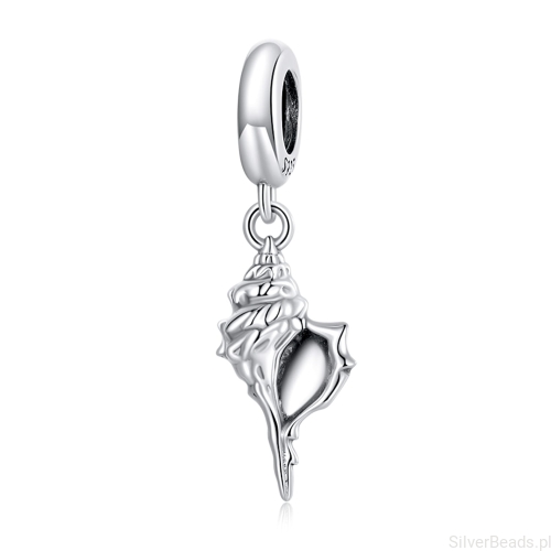 Srebrny charms zawieszka muszla G357.jpg
