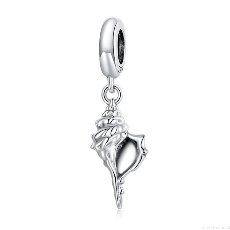 Srebrny charms zawieszka muszla G357.jpg