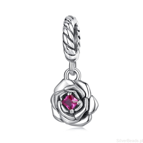 Zawieszka charms róża srebro 925 G368.jpg