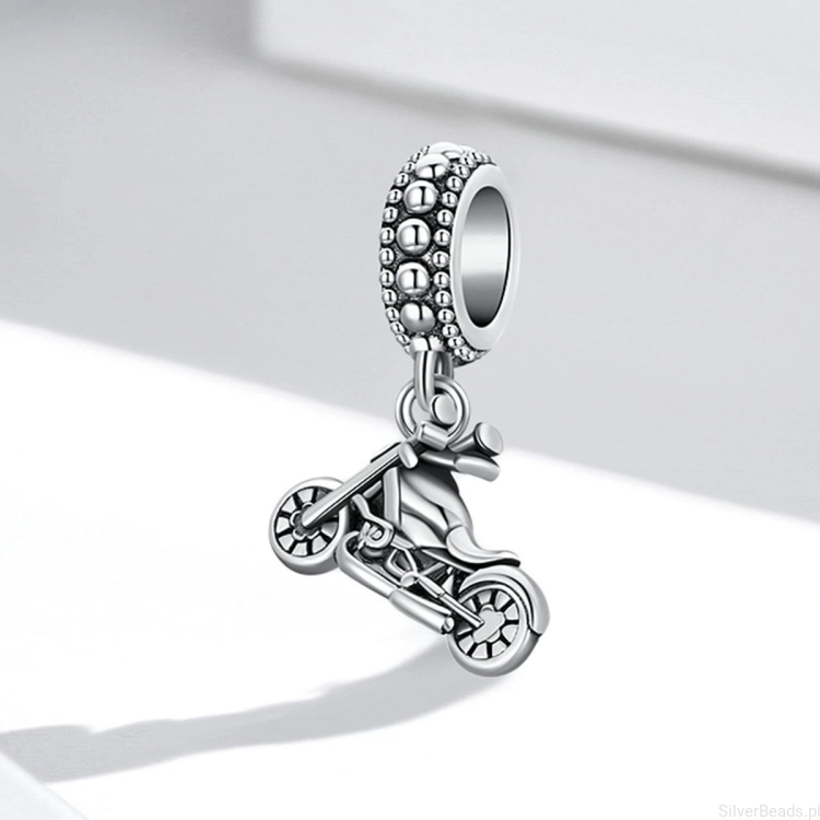 charms zawieszka motor ze srebra próby 925 G372.jpg