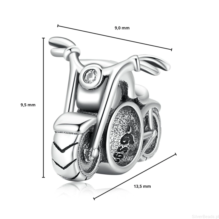 G375 wymiary wielkość rozmiar koralik charms zawieszka motor chopper G375 .jpg