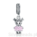 dziewczynka charms koralik d986.jpg